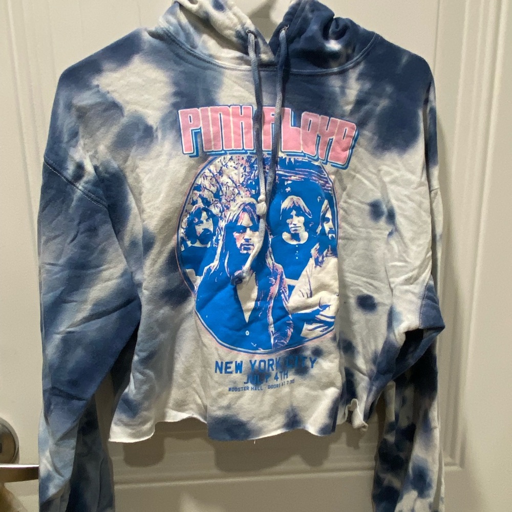 Pink Floyd Cropped Hoodie